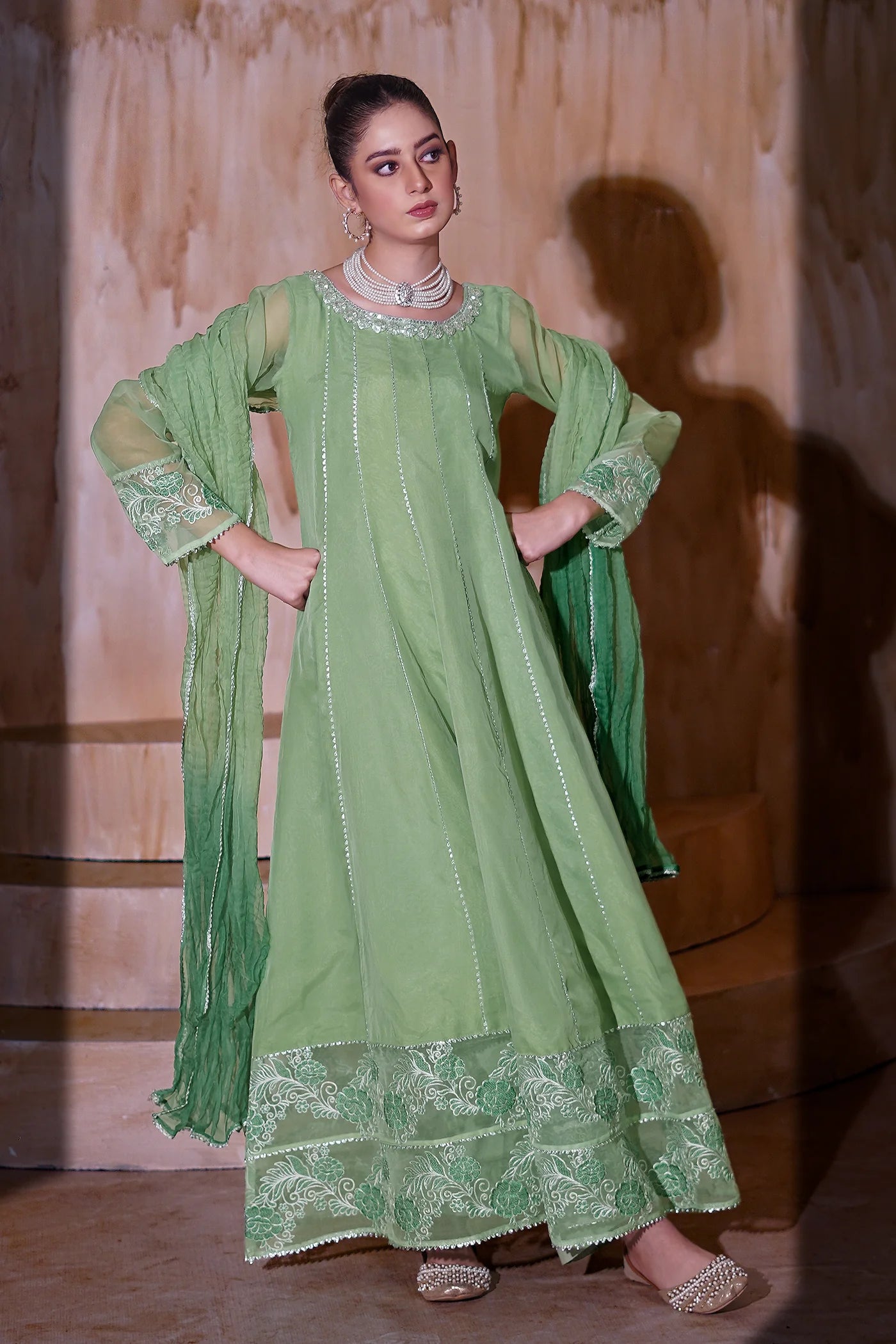 Light Green Maxi / 3pc