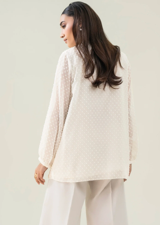 Chiffon /White shirt