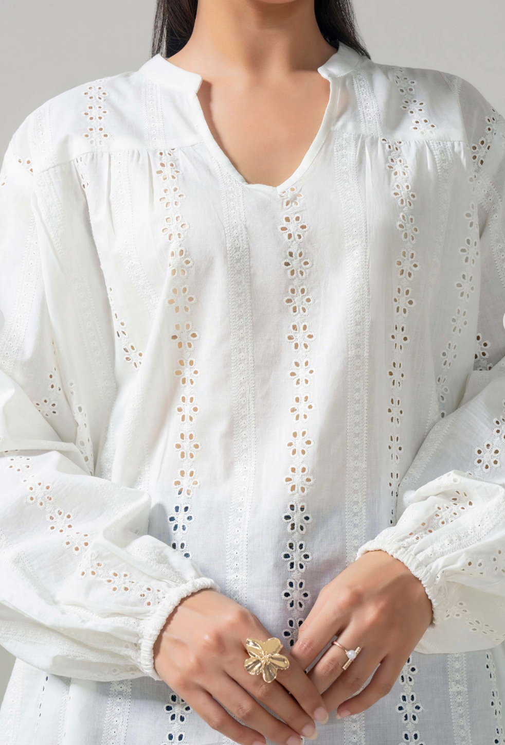 Cotton Lawn /White shirt