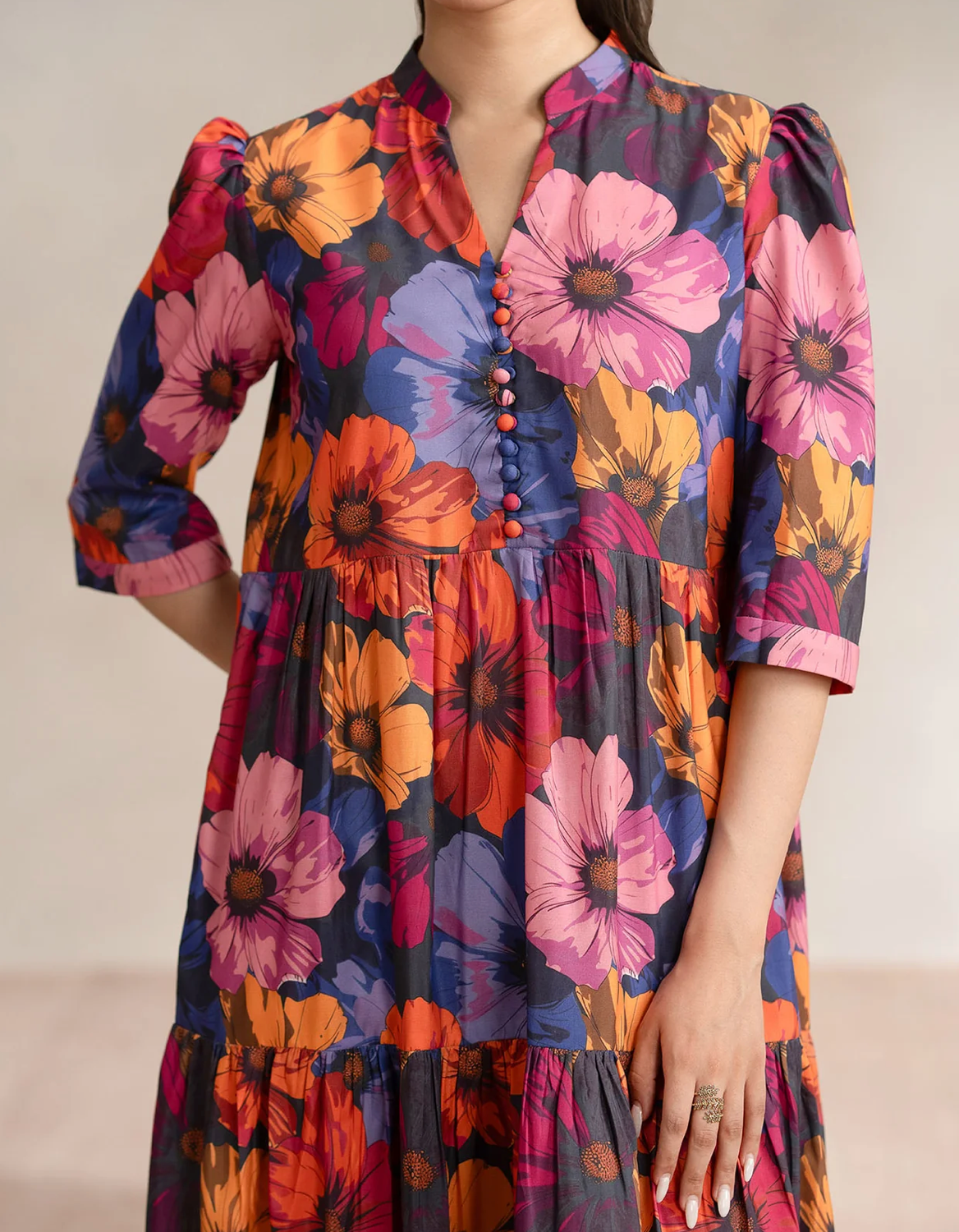 Floral Printed long Maxi