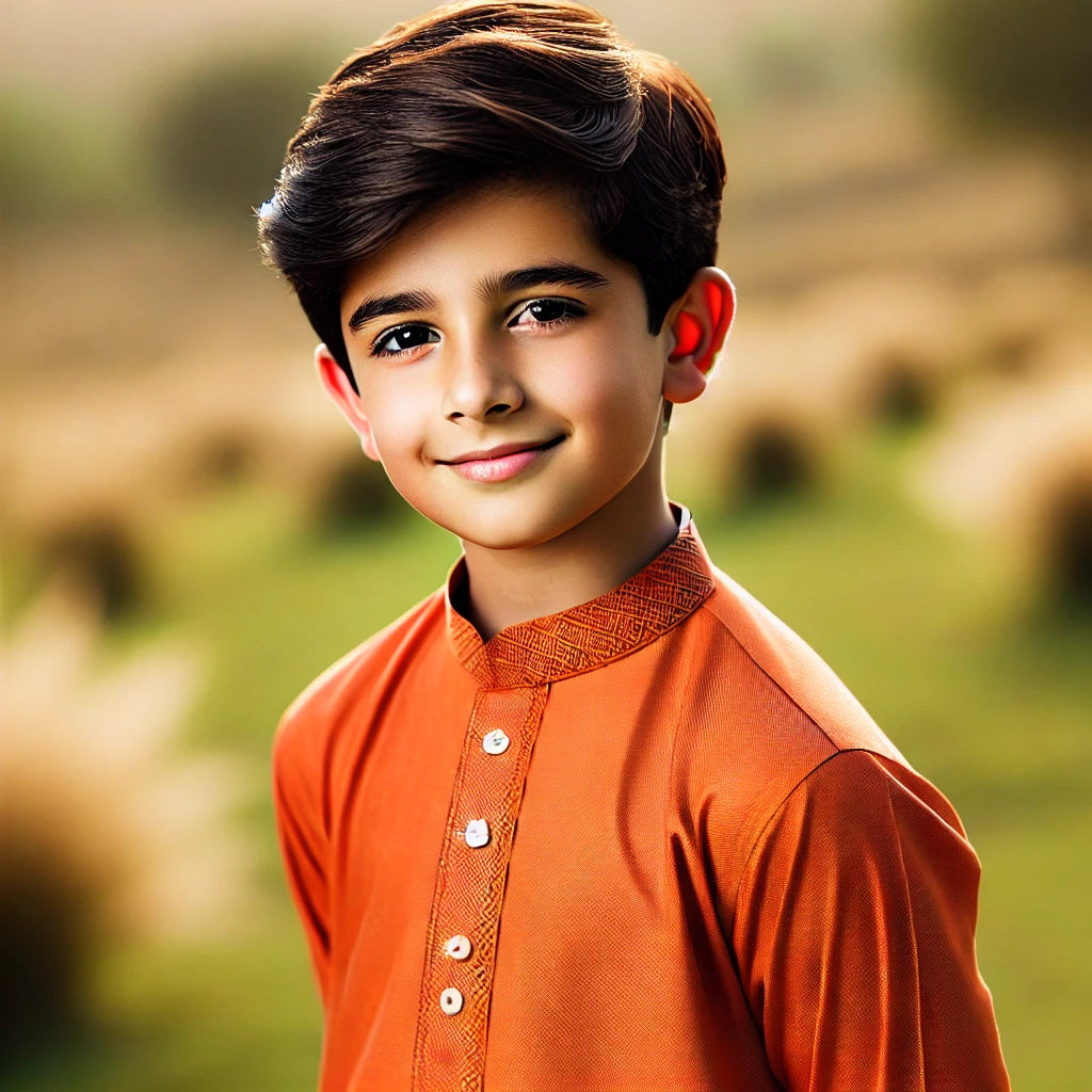 Kurta Pajama Black Blue Orange for boys for 4 17 years old Cheherzaad Zahrazshop