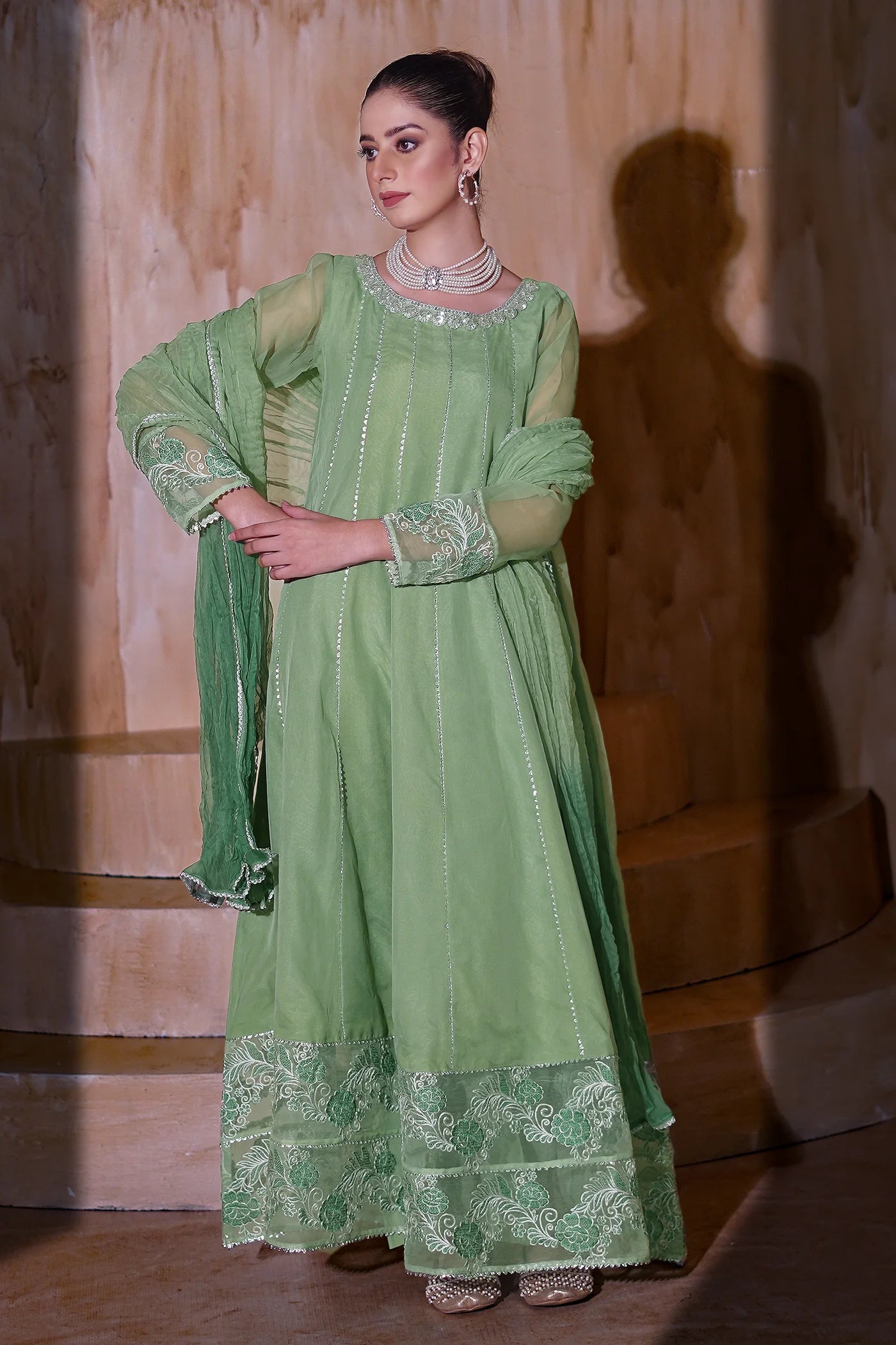 Light Green Maxi / 3pc