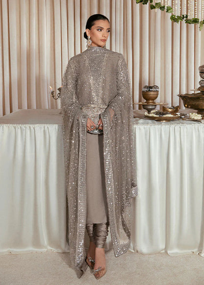 Raw Silk/ Grey Color / 3 pc suit
