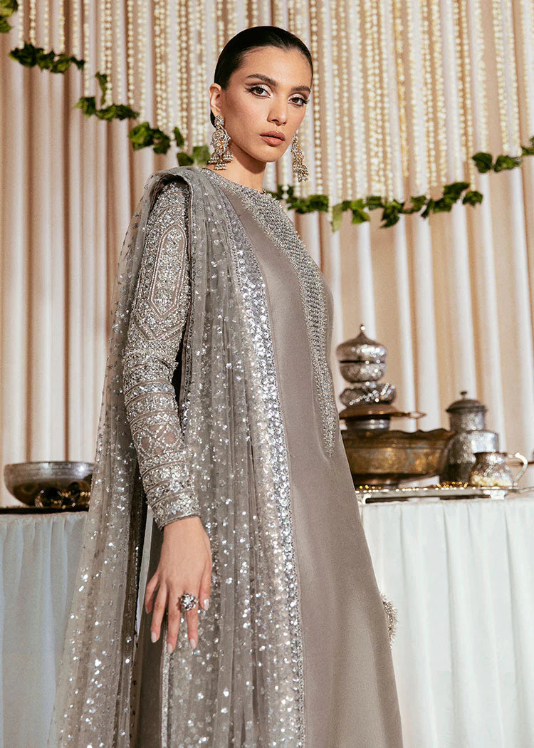 Raw Silk/ Grey Color / 3 pc suit