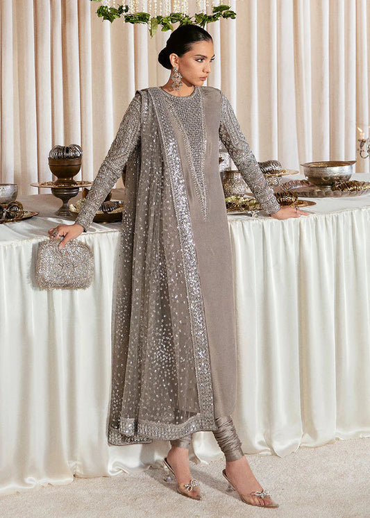 Raw Silk/ Grey Color / 3 pc suit
