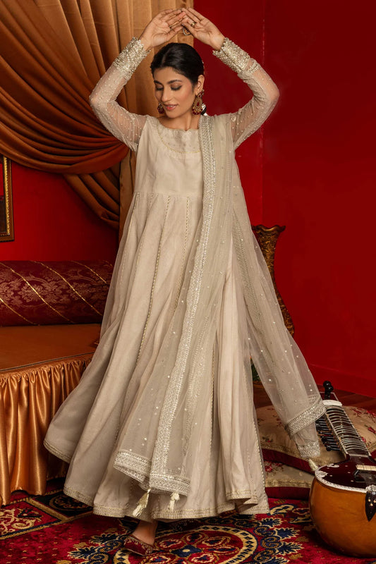 Dull Mushroom Grey Maxi 3pc