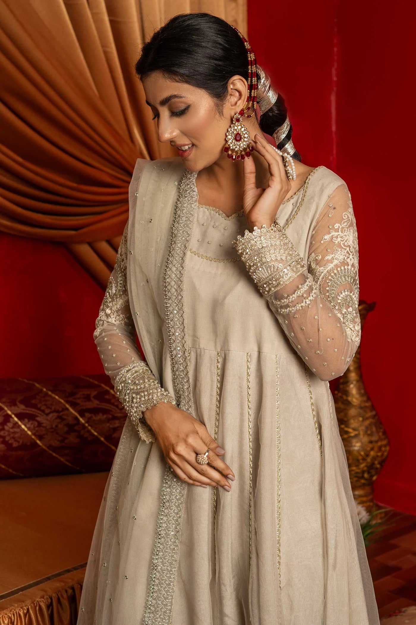 Dull Mushroom Grey Maxi 3pc