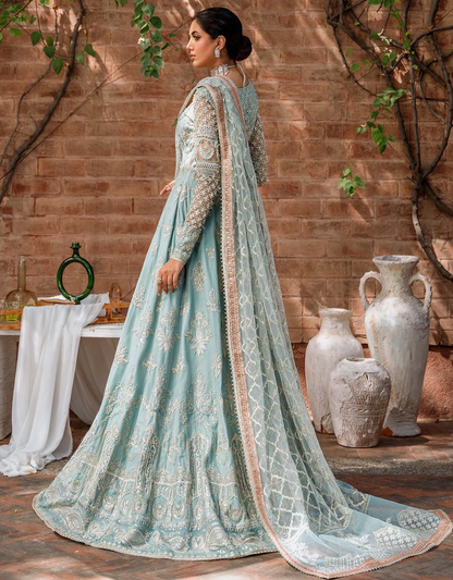 Maxi-Net  Heavy Embroidered - Greyish Blue color