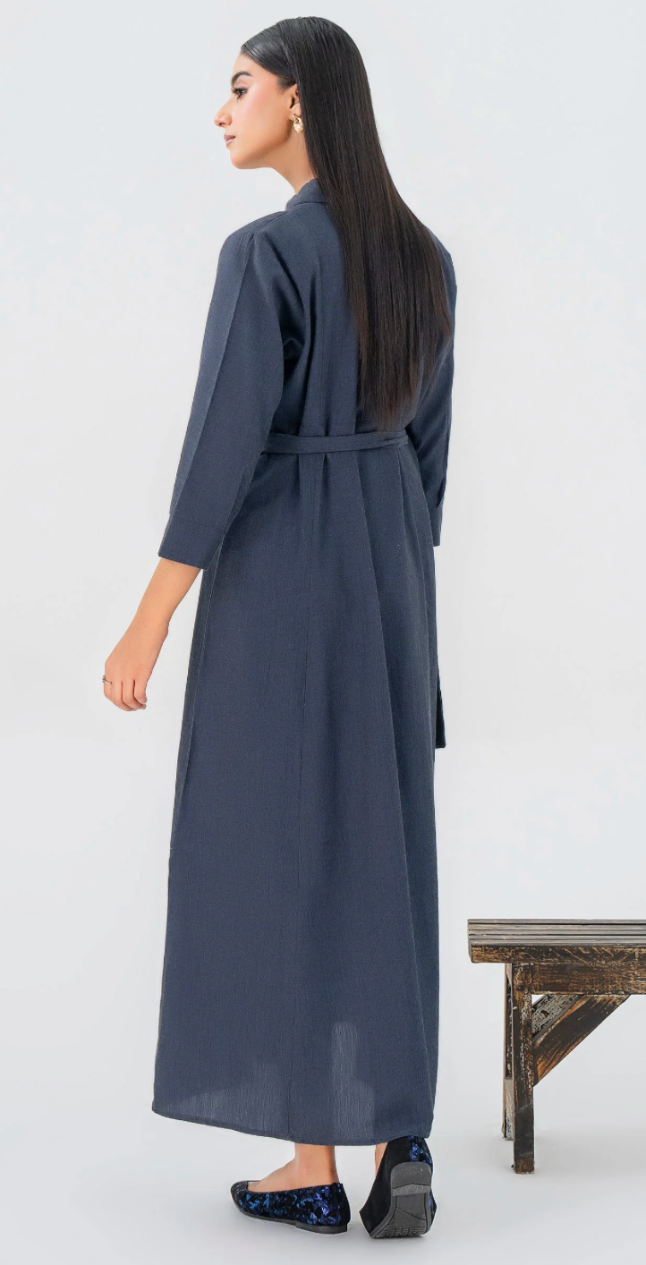 Long Shirt in Dark blue
