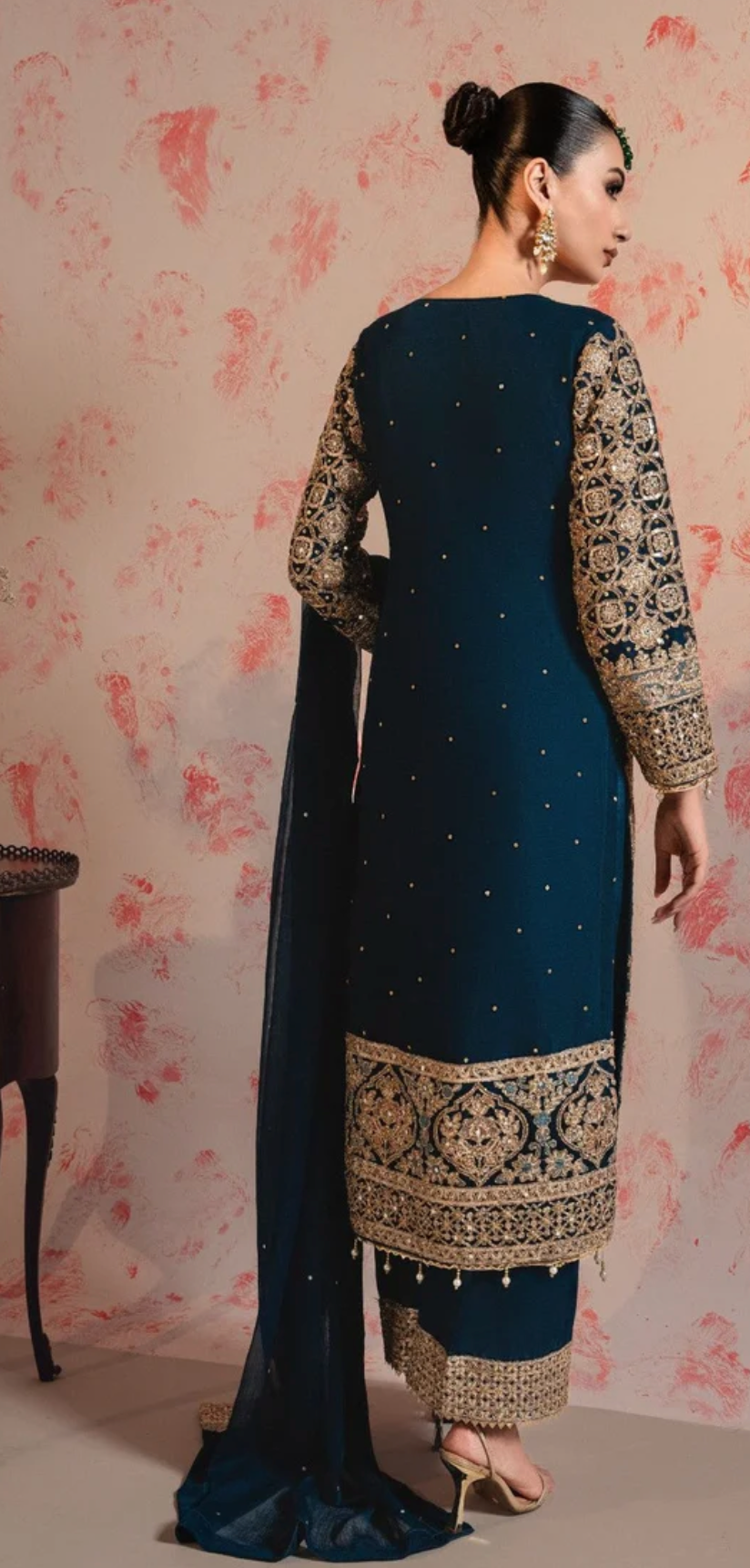 Teal Kurta Set